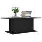 Preview: Couchtisch Schwarz 102x55,5x40 cm Holzwerkstoff