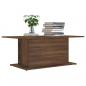 Preview: Couchtisch Braun Eiche 102x55,5x40 cm Holzwerkstoff