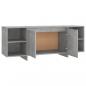 Preview: TV-Schrank Betongrau 130x35x50 cm Holzwerkstoff