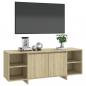 Preview: TV-Schrank Sonoma-Eiche 130x35x50 cm Holzwerkstoff