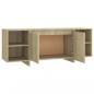 Preview: TV-Schrank Sonoma-Eiche 130x35x50 cm Holzwerkstoff