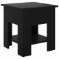 Preview: Couchtisch Schwarz 40x40x42 cm Holzwerkstoff