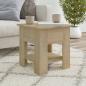 Preview: ARDEBO.de - Couchtisch Sonoma-Eiche 40x40x42 cm Holzwerkstoff