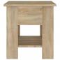 Preview: Couchtisch Sonoma-Eiche 40x40x42 cm Holzwerkstoff