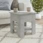 Preview: ARDEBO.de - Couchtisch Betongrau 40x40x42 cm Holzwerkstoff