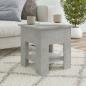 Preview: Couchtisch Betongrau 40x40x42 cm Holzwerkstoff