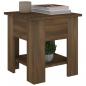 Preview: Couchtisch Braun Eichen-Optik 40x40x42 cm Holzwerkstoff