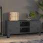 Preview: ARDEBO.de - TV-Schrank Industrie-Stil Anthrazit 105x35x42 cm Metall