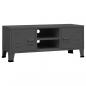 Preview: TV-Schrank Industrie-Stil Anthrazit 105x35x42 cm Metall