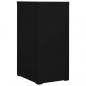 Preview: Aktenschrank Schwarz 46x62x102,5 cm Stahl