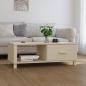 Preview: ARDEBO.de - Sideboard HAMAR Honigbraun 100x55x35 cm Massivholz Kiefer