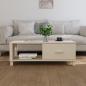 Preview: Sideboard HAMAR Honigbraun 100x55x35 cm Massivholz Kiefer