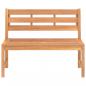 Preview: Gartenbank 114 cm Massivholz Teak