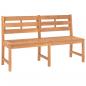 Preview: Gartenbank 150 cm Massivholz Teak