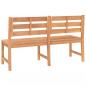 Preview: Gartenbank 150 cm Massivholz Teak