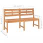 Preview: Gartenbank 150 cm Massivholz Teak