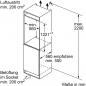 Preview: Bosch KIL42NSE0 Einbaukühlschrank, Nischenhöhe: 122,5cm, 159l, Schlepptürtechnik, LED-Beleuchtung