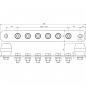 Preview: Dehn Potentialausgleichsschiene, 295x40x5mm, 39kA (472207)