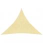 Preview: ARDEBO.de - Sonnensegel 160 g/m² Beige 4x4x4 m HDPE