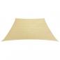 Preview: Sonnensegel 160 g/m² Beige 3/4x3 m HDPE