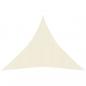 Preview: ARDEBO.de - Sonnensegel 160 g/m² Creme 4,5x4,5x4,5 m HDPE