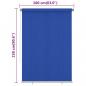 Preview: Außenrollo 160x230 cm Blau HDPE