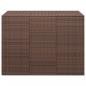 Preview: Garten-Kissenbox PE Rattan 145x100x103 cm Braun