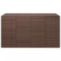 Preview: Garten-Kissenbox PE Rattan 194x100x103 cm Braun