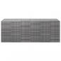 Preview: Garten-Kissenbox PE Rattan 291x100,5x104 cm Grau