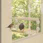 Preview: ARDEBO.de - Fenster-Futterstellen für Vögel 2 Stk. Acryl 30x12x15 cm