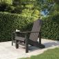 Preview: ARDEBO.de - Adirondack-Gartenstuhl HDPE Anthrazit