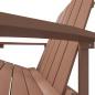 Preview: Adirondack-Gartenstuhl HDPE Braun