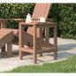 Preview: ARDEBO.de - Adirondack-Gartentisch Braun 38x38x46 cm HDPE