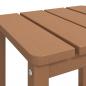 Preview: Adirondack-Gartentisch Braun 38x38x46 cm HDPE