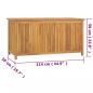 Preview: Gartenbox 114x50x58 cm Massivholz Teak