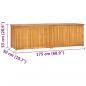 Preview: Gartenbox 175x50x55 cm Massivholz Teak