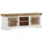 Preview: ARDEBO.de - TV-Schrank 110x30x40 cm Massivholz Mango