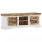 Preview: TV-Schrank 110x30x40 cm Massivholz Mango