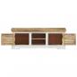 Preview: TV-Schrank 110x30x40 cm Massivholz Mango