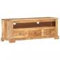 Preview: TV-Schrank Massivholz Akazie 110x30x40 cm Braun