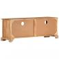 Preview: TV-Schrank Massivholz Akazie 110x30x40 cm Braun