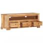 Preview: TV-Schrank Massivholz Akazie 110x30x40 cm Braun