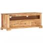 Preview: TV-Schrank Massivholz Akazie 110x30x40 cm Braun