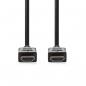 Preview: High Speed ??HDMI ? Kabel mit Ethernet | HDMI? Stecker | HDMI? Stecker | 4K@30Hz | ARC | 10.2 Gbps | 30.0 m | Rund | PVC | Schwarz | Label