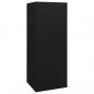 Preview: Sattelschrank Schwarz 53x53x140 cm Stahl   