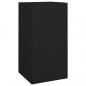 Preview: Sattelschrank Schwarz 53x53x105 cm Stahl  