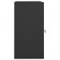 Preview: Sattelschrank Anthrazit 53x53x105 cm Stahl  