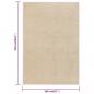 Preview: Teppich Kurzflor 160x230 cm Beige