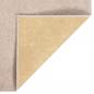 Preview: Teppich Kurzflor 160x230 cm Dunkelbeige