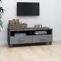 Preview: TV-Schrank HAMAR Dunkelgrau 106x40x40 cm Massivholz Kiefer